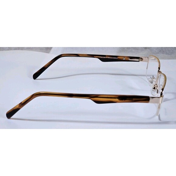 OPTI-GRAND WOMEN'S EYEGLASSES Frames 7703 59-17 150 S Gold New Demo Lenses - Picture 3 of 14
